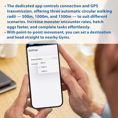 Rocket Balloon Auto Walking Device for iOS Auto Catch and Auto Item Collection Smart Walking and Point to Point Movement with Dedicated App Route Continuation and Cooldown Protection in Saudi Arabia