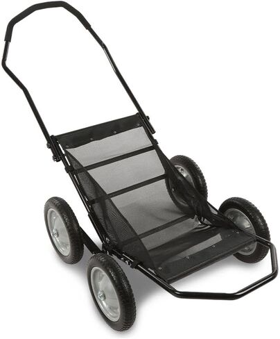 GRAND ORANGE Foldable Multi Use Deer Game Recovery Cart 500lb Capacity Black Utility Gear Dolly with 4 Oversized Wheels All Terrain Cart in Saudi Arabia