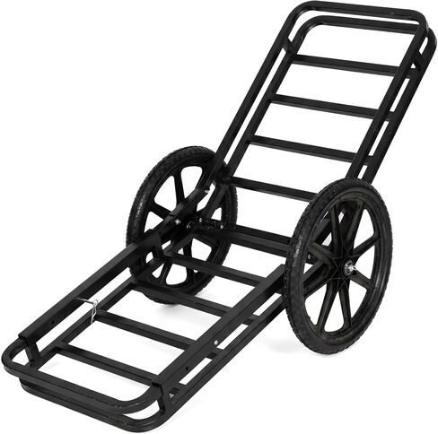 Heavy-Duty 500lbs Deer Game Cart - Hitch-Mounted Outdoor Hauler, Utility Gear Dolly with Rubber Wheels for Hunting, Luggage & Firewood Transport in Saudi Arabia