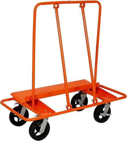 Heavy Duty Drywall Cart, Steel Panel Dolly with 4 Swivel Casters, 2400 lbs Capacity, for Drywall, Plywood, Sheetrock in Saudi Arabia