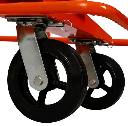 Heavy Duty Drywall Cart, Steel Panel Dolly with 4 Swivel Casters, 2400 lbs Capacity, for Drywall, Plywood, Sheetrock in Saudi Arabia