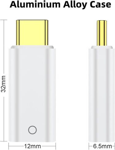 محول Jadebones USB-C إلى قلم الرصاص الجيل الأول فقط لجهاز Apple iPad 10th/11th A16 2025، موصل محول شحن USB C إلى قلم رصاص، يدعم الشحن والاتصال (أبيض) in Saudi Arabia