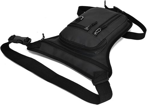 Shkalacar Leg Bag for Men Women Tactical Thigh Bag with Leg Strap Fanny Pack Outdoor Motorcycle Drop Leg Bag for Hiking Climbing Cycling, Waterproof Large Capacity Multifunctional Waist Bag in Saudi Arabia