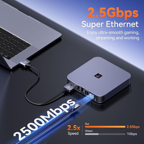 TobenONE 18-in-2 Docking Station Dual Monitor for MacBook Pro/Air M5/M4/M3/M2/M1 Pro/Max, Plug and Play, Mac Docking Station with 4K@60Hz HDMI&USB-C, 150W Adapter, 10Gbps/PD 30W, 7 USB, 2.5G Ethernet in Saudi Arabia