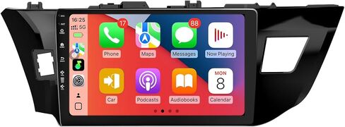ستيريو راديو السيارة لسيارة Toyota Corolla 2014-2016، وحدة رأس تعمل باللمس مقاس 10 بوصة تعمل بنظام Android 13، CarPlay اللاسلكي وAndroid Auto، ملاحة GPS، كاميرا احتياطية عالية الدقة، وصلة مرآة، WiFi 6، بلوتوث 5.4، FM، SWC in Kuwait