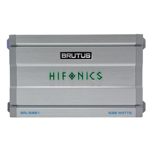 Hifonics Brutus BRL1600.1 car Audio Mono Amplifier Delivering 1600 watts RMS with a Built-in UV Meter and Intelligent Power Management System. in Saudi Arabia