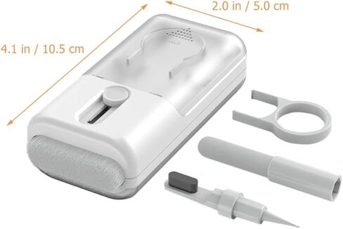 SUPVOX 1Set Multifunctional Earphone Cleaning Kit Durable Brush Cloth for Headphones Mobile Phones Computers and Cameras Deep Cleaning Tools with Soft Bristles for Dust in Saudi Arabia