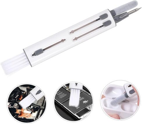 HOMSFOU 3sets Earbuds Wired Cleaning Brush Keyboard Duster Ear Wax Remover Headphone Cleaning Tools Multifunctional Earphone in Saudi Arabia
