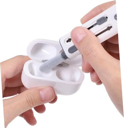 HOMSFOU 3sets Earbuds Wired Cleaning Brush Keyboard Duster Ear Wax Remover Headphone Cleaning Tools Multifunctional Earphone in Saudi Arabia