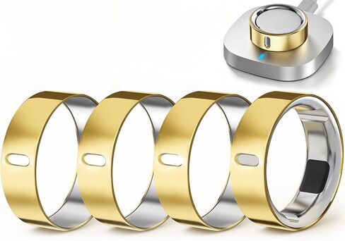 4 قطع من أغطية الحلقات المطورة المتوافقة مع Oura Ring Gen 4/Gen 3، ملحقات حماية مضادة للخدش من مادة TPU لسترة غطاء حلقة Oura للنساء والرجال، مقاس 8 (ليست لـ Oura Ring 4 سيراميك) in Kuwait