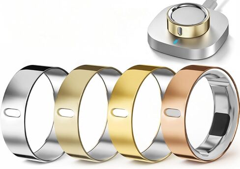 4 قطع من أغطية الحلقات المطورة المتوافقة مع Oura Ring Gen 4/Gen 3، ملحقات حماية مضادة للخدش من مادة TPU لسترة غطاء حلقة Oura للنساء والرجال، مقاس 8 (ليست لـ Oura Ring 4 سيراميك) in Kuwait