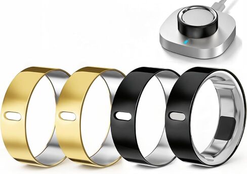 4 قطع من أغطية الحلقات المطورة المتوافقة مع Oura Ring Gen 4/Gen 3، ملحقات حماية مضادة للخدش من مادة TPU لسترة غطاء حلقة Oura للنساء والرجال، مقاس 8 (ليست لـ Oura Ring 4 سيراميك) in Kuwait