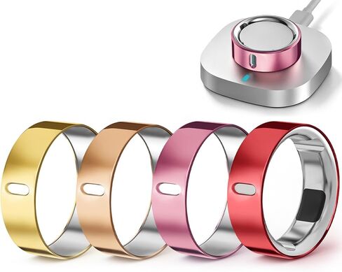 4 قطع من أغطية الحلقات المطورة المتوافقة مع Oura Ring Gen 4/Gen 3، ملحقات حماية مضادة للخدش من مادة TPU لسترة غطاء حلقة Oura للنساء والرجال، مقاس 8 (ليست لـ Oura Ring 4 سيراميك) in Kuwait