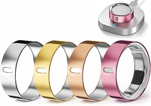 4 قطع من أغطية الحلقات المطورة المتوافقة مع Oura Ring Gen 4/Gen 3، ملحقات حماية مضادة للخدش من مادة TPU لسترة غطاء حلقة Oura للنساء والرجال، مقاس 8 (ليست لـ Oura Ring 4 سيراميك) in Kuwait