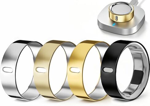 4 قطع من أغطية الحلقات المطورة المتوافقة مع Oura Ring Gen 4/Gen 3، ملحقات حماية مضادة للخدش من مادة TPU لسترة غطاء حلقة Oura للنساء والرجال، مقاس 8 (ليست لـ Oura Ring 4 سيراميك) in Kuwait