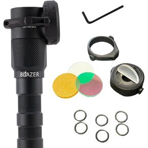 Villain Weapon Systems 4X Beam Diffusers for Blazer LEP, LED, or IR Illuminator - Includes Clamping Ring, Diffuser Retaining Ring Assembly, Tools in Saudi Arabia