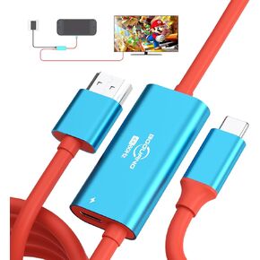 Switch 2 Dock Portable TV Docking Station Compatible with Nintendo Switch / Switch2 / Steam Deck/ROG Ally X USB-C to HDMI Cable 4K@60HZ / HDMI 2.0 / USB3.0 5Gbps / PD3.0 100W TV Dock Station in Saudi Arabia