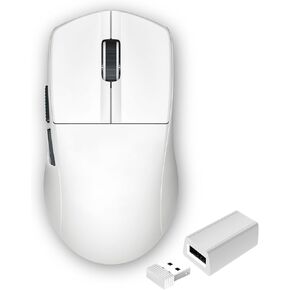 HUO JI E-YOOSO Wireless Gaming Mouse, 8KHz Polling Rate, 50–45000 DPI Adjustable, Bluetooth/2.4G/USB-C Wired, Ultralight 50g, 5 Programmable Buttons, Rechargeable, for PC/Mac/Linux/Xbox – White in Saudi Arabia