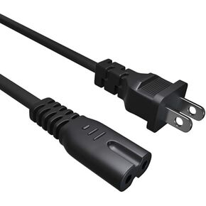 سلك طاقة تيار متردد لـ HP Envy 5055 4520 4500 4501 5660 5530 5535 5540 5640 7640 7645 100 110 120 Envy Photo 6255 7155 7855 Officejet Pro 6830 8600 9015، كابل طابعة بديل 2 الشق [UL المدرجة] in Kuwait