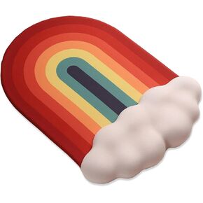Green Cloud Mouse Pad and Keyboard Wrist Rest 4PCS Extended Forest Mountain Aesthetic Large Desk Mat Pad Set Memory Foam Non-Slip Cute Ergonomic Gaming Mouse Pad Wrist Support for Computer Home Office in Saudi Arabia