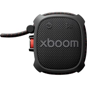 LG xboom Rock by will.i.am, Portable Outdoor Bluetooth Speaker, up to 10 Hours, IP67 Dust and Water Resistant, Adjustable Mounting Cord, Black in Kuwait