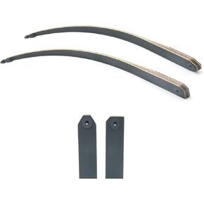 OBTOUTDOOR الأصلي الأسود هنتر انهاء الخدمة الأطراف الطويلة فقط استبدال الخيزران الأساسية 20-60lbs ل 60 "قوس اليد اليمنى in Kuwait