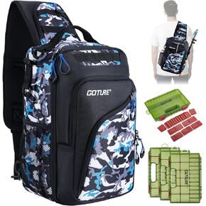 Goture Pink Crossbody Fishing Tackle Bag w/ 3600 Pink Fishing Tackle Trays in Saudi Arabia