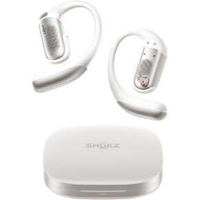 سماعات أذن SHOKZ OpenFit Pro لاسلكية حقيقية مفتوحة الأذن مع تقليل ضوضاء الأذن المفتوحة، مُحسّنة لـ Dolby Atmos، Deep Bass، وقت تشغيل 50 ساعة، مكالمات واضحة مدعومة بالذكاء الاصطناعي للعمل، الرياضة، بلوتوث 6.1، IP55، أسود in Kuwait