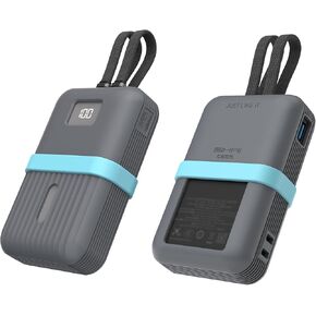 Silicone Case for Anker Zolo Power Bank 2025(20,000mAh 45W/30W) A1689/A1681 Protective Cover with Lanyard Hole, Compact | Tactile Grip | Impact Protection for Daily Use & Travel, Case Only (Black) in Saudi Arabia