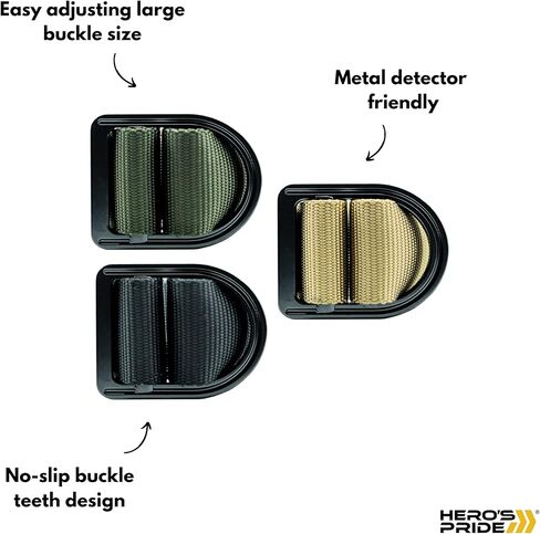 Hero's Pride Tactical Duty Belts, Law Enforcement Standard Issue, High-Grade Nylon Webbing in Saudi Arabia
