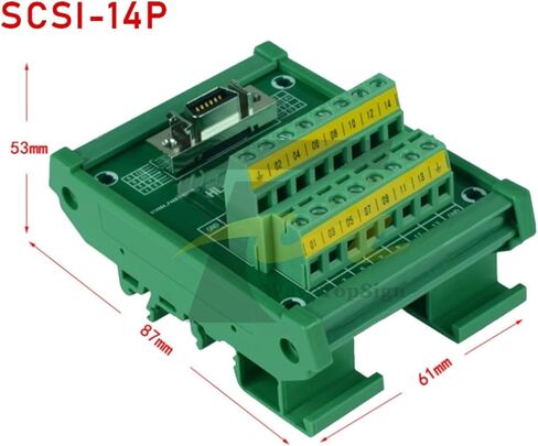 دليل السكك الحديدية محطة المجلس SCSI14 SCSI20 SCSI26 SCSI36 SCSI50 SCSI68 SCSI100 لوح مهايئ I/O(SCSI 68P,5 قطعة) in Kuwait
