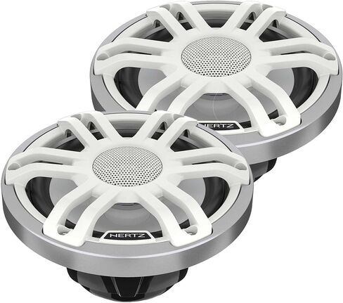 HERTZ Marine Audio System HMX 6.5" (2 Pair) RGB LED Speakers with HMR-10 Bluetooth Receiver – Complete Boat Stereo Upgrade in Saudi Arabia