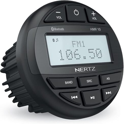 HERTZ Marine Audio System HMX 6.5" (2 Pair) RGB LED Speakers with HMR-10 Bluetooth Receiver – Complete Boat Stereo Upgrade in Saudi Arabia