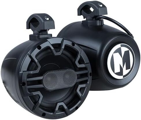 Memphis UTV Audio Bundle SMCHLA App Radio, MX63PS 6.5" A.T.A.C Black Bar Mount Speakers, MX400.4 4-Ch Marine Amp RGB IP66 Bundle in Saudi Arabia