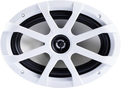سماعات Memphis 6x9 LED البحرية المحورية - 4 أزواج (8 وحدات) - حزمة كبيرة من OEM MXA69L مع شبكات بيضاء in Saudi Arabia