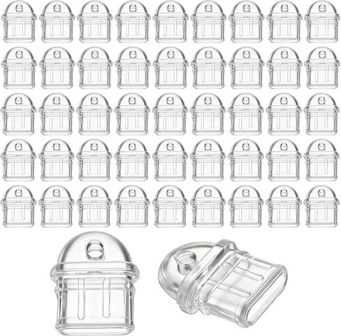 100 Pcs Clear Type C Dust Plug, Silicone Anti-Dust Charging Port Protector with Cleaning Tool for Electronic Devices in Kuwait
