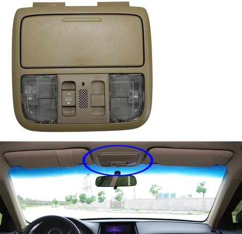 Car Sunroof Assembly Interior Reading Light Assembly Eyeglass Case Accessories For Accord 8th 2008 2009 2010 2011 2012 2013 in Saudi Arabia