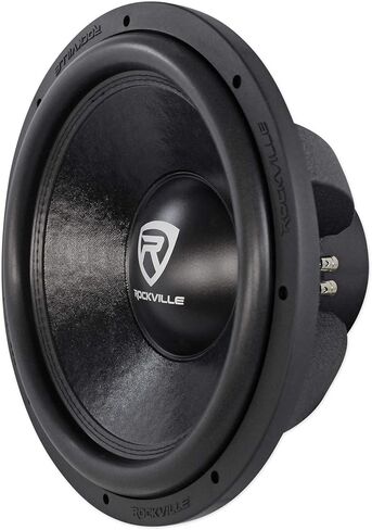 Rockville W15K6D2 V2 Bundle: (2) 15" 4000-Watt Peak/1000-Watt RMS Dual 2-Ohm Car Subwoofers, Dual 15" MDF Sealed Sub Box, Sub Box Installation kit, db16 Mono 2-Ohm Amplifier, Amp Wiring Kit, 6-Items in Saudi Arabia