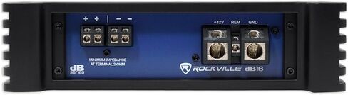 Rockville W15K6D2 V2 Bundle: (2) 15" 4000-Watt Peak/1000-Watt RMS Dual 2-Ohm Car Subwoofers, Dual 15" MDF Sealed Sub Box, Sub Box Installation kit, db16 Mono 2-Ohm Amplifier, Amp Wiring Kit, 6-Items in Saudi Arabia