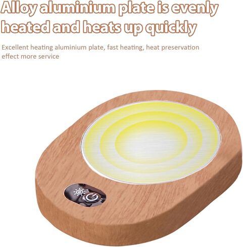 Electric Heating Coasters Adjustable Temperature Cup Pad Warmer Heating Water for Homemakeres in Saudi Arabia