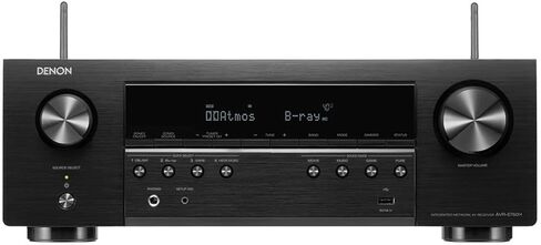Klipsch 2 Pack R-610F Floorstanding Home Speaker - Bundle with -41M Bookshelf Speakers, 52C Center Channel Home Speaker, Denon AVR-S670H 75W 5.- 8K Network AV Receiver in Saudi Arabia
