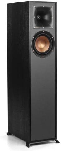 Klipsch 2 Pack R-610F Floorstanding Home Speaker - Bundle with -41M Bookshelf Speakers, 52C Center Channel Home Speaker, Denon AVR-S670H 75W 5.- 8K Network AV Receiver in Saudi Arabia