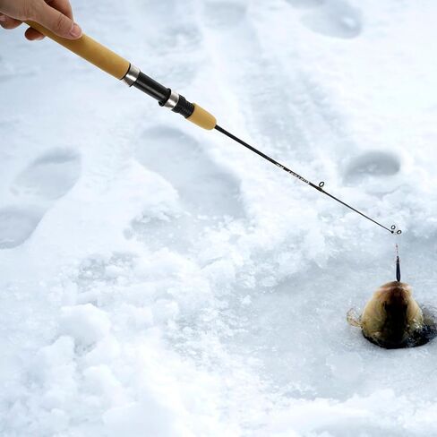 Ultralight Ice Fishing Pole Shrimp Lure Rod 0.8m Short Outdoor Fiber Fishing Tool Supplies in Saudi Arabia