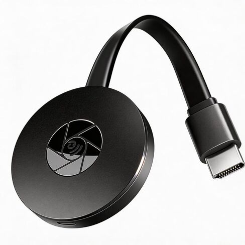 【Plug and Play】 Wireless HDMI Display Adapter Screen Mirroring Dongle Supports AirPlay Miracast DLNA for iPhone Android Windows Mac Stream Video Audio Photos to TV Monitor Projector No App Required in Saudi Arabia