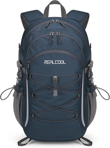 RealCool Hiking Backpack for Men Women,20L Lightweight Waterproof Travel Camping Backpack Hiking Daypack for Cycling Running,Blue in Saudi Arabia