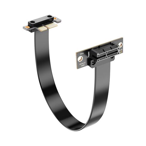 SinLoon PCIe 4.0 X1 Riser Cable 90 Degree PCI-E 1X Male to Female Riser Extension Cord (50CM) in Saudi Arabia