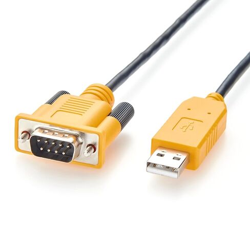 كابل لوحة مفاتيح USB إلى DB9 RS232 HID مع شريحة CH9328 يدعم Windows وLinux وAndroid وماسحات الباركود ونقاط البيع والموازين والأجهزة الطبية (DB9 Male، 1.5M/4.92FT) in Kuwait
