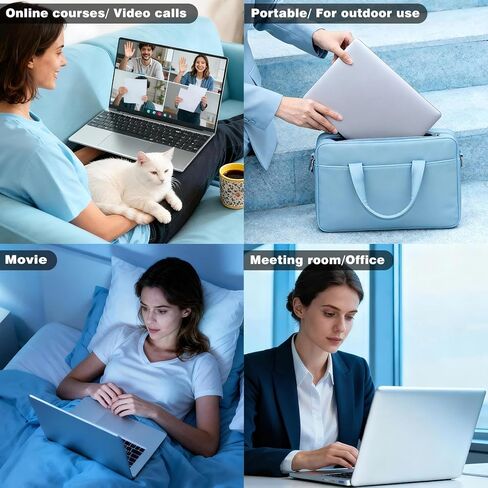 2026 New Laptop Computer, 15.6 Inch Window 11 Pro Lap Top PC 16GB RAM 256GB SSD, Core M3(Beat N4000), 2-Year Warranty, Office 365, FHD 1920 * 1080, 180°Open, UHD Graphics, Full-Size Keyboard in Kuwait