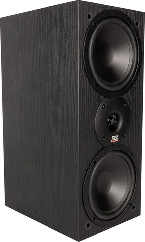 MTX Audio MONITOR60i 6.5 Inch 2-Way Bookshelf Speakers, 200W Polypropylene Wired Home Theater and Music Speaker System with RCA Input, Black in Saudi Arabia