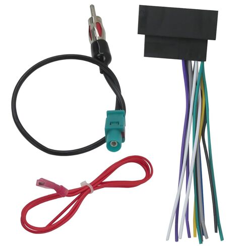 Upgraded Stereo Wiring Harness Antenna Adapter Fit for Dodge RAM 2500 2013-2019 Aftermarket Radio Nav Cable Connector No Factory Premium Amp in Saudi Arabia